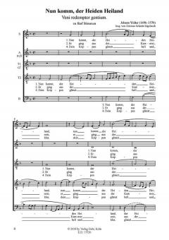 Nun komm, der Heiden Heiland - Veni redemptor gentium von Johann Walter 