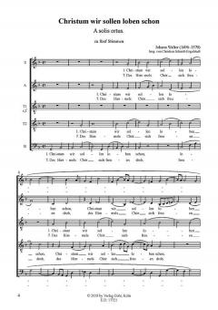 Christum wir sollen loben schon - A solis ortus von Johann Walter 