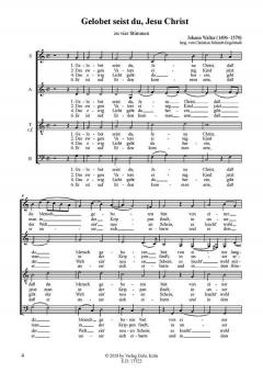 Gelobet seist du, Jesu Christ von Johann Walter 