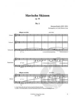 Slavische Skizzen op. 48 von Hermann Bendix 