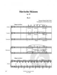 Slavische Skizzen op. 48 von Hermann Bendix 