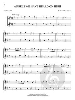 Christmas Carols for 2 Alto Saxes 