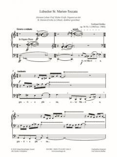 Lübecker St. Marien-Toccata op. 56 Nr. 1 von Neithard Bethke 