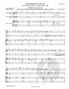 Green Sleeves to a Ground 