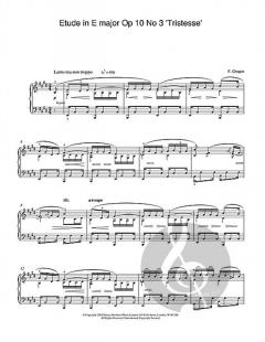 Etude in E Major, Op.10, No. 3 von Frédéric Chopin 
