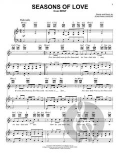 Seasons Of Love von Jonathan Larson 