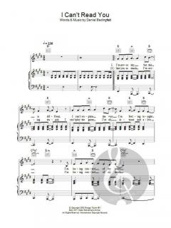 I Can't Read You von Daniel Bedingfield 