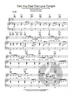 Can You Feel The Love Tonight von Elton John 