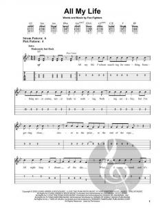 All My Life von Foo Fighters 