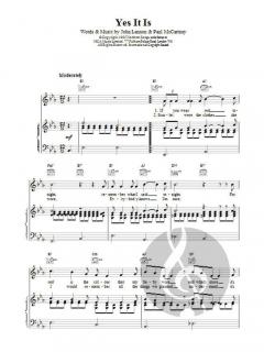 Yes It Is von The Beatles 