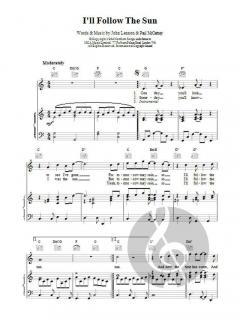 I'll Follow The Sun von The Beatles 