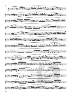 24 Varied Scales and Exercises for Clarinet von Jean-Baptiste Albert 