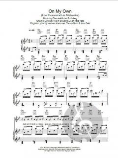 On My Own von Alain Boublil 