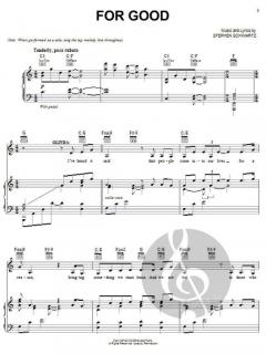 For Good von Stephen Schwartz 