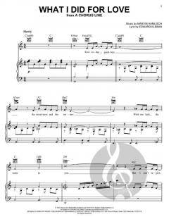 What I Did For Love von Marvin Hamlisch 