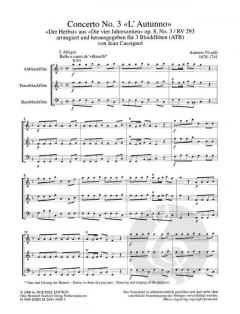 Concerto Nr. 3 'L'Autumno' (Antonio Vivaldi) 