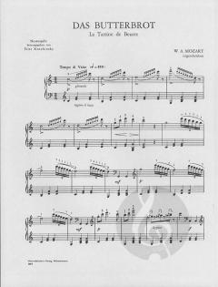 Das Butterbrot von Wolfgang Amadeus Mozart 