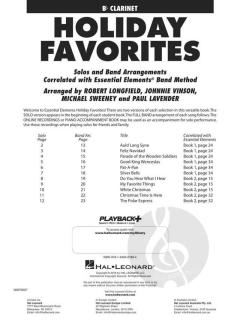 Essential Elements Holiday Favorites 