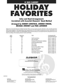 Essential Elements Holiday Favorites 