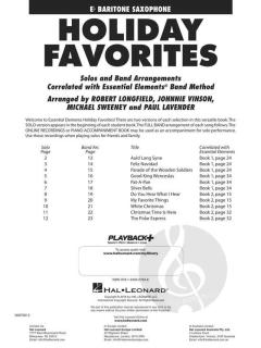 Essential Elements Holiday Favorites 