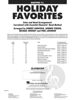 Essential Elements Holiday Favorites 