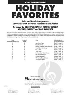 Essential Elements Holiday Favorites 