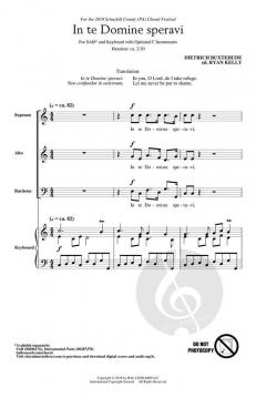 In Te Domine Speravi von Dietrich Buxtehude 