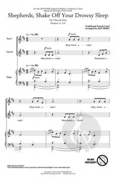 Shepherds, Shake Off Your Drowsy Sleep 