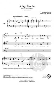 Solfege Mambo von Cristi Cary Miller 