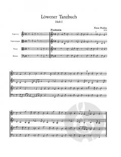 Löwener Tanzbuch Band 1 (Pierre Phalèse) 