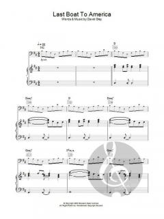 Last Boat To America von David Gray 