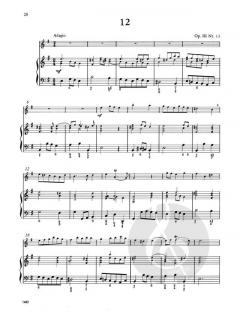 12 Sonaten op. 3 Heft 4 (Jean Baptiste Loeillet 'de Gant) 