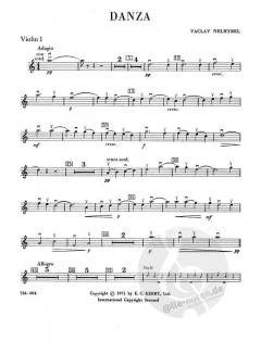 Danza von Vaclav Nelhybel für Streichorchester im Alle Noten Shop kaufen