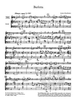 Zwei Stücke für Violine und Klavier von Armin Kaufmann im Alle Noten Shop kaufen