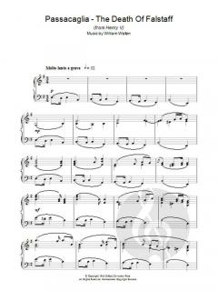Passacaglia - The Death Of Falstaff von William Walton 