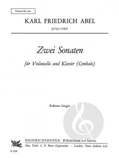2 Sonaten von Carl Friedrich Abel 