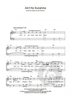 Ain't No Sunshine von Bill Withers 