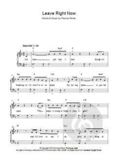 Leave Right Now von Will Young 