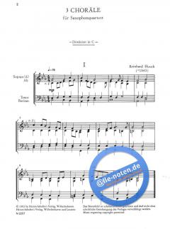 3 Choräle von Reinhard Huuck 