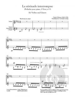 La serenade interrompue von Claude Debussy 