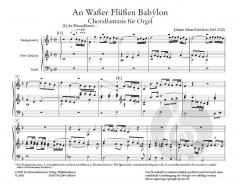 An Wasser Flüssen Babylon von Johann Adam Reincken 
