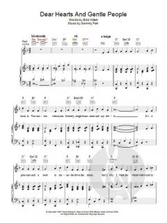 Dear Hearts And Gentle People von Bing Crosby 