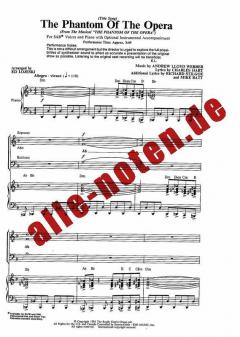 Phantom Of The Opera (Titelsong) (Andrew Lloyd Webber) 