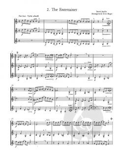 Leichte Ragtime-Trios von Scott Joplin 