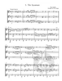 Leichte Ragtime-Trios von Scott Joplin 