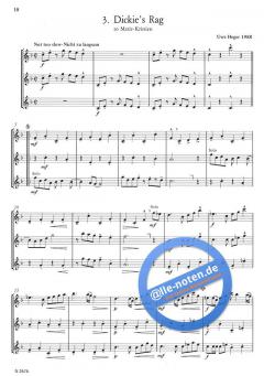 Leichte Ragtime-Trios von Scott Joplin 