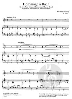 Hommage à Bach von Alexander Zinowsky 