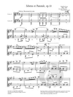 Scherzo et Pastorale op. 10 von Napoleon Coste 