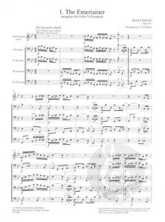 Jazz-Quartette von Scott Joplin 