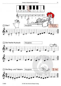 Dimbo's Keyboardschule Band 1 von Uwe Heger im Alle Noten Shop kaufen